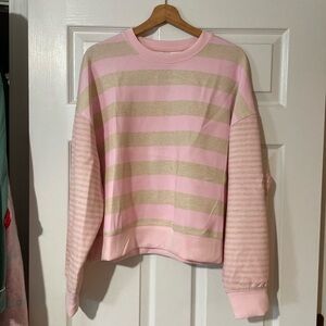 AS REVIVAL Striped Women's Crewneck